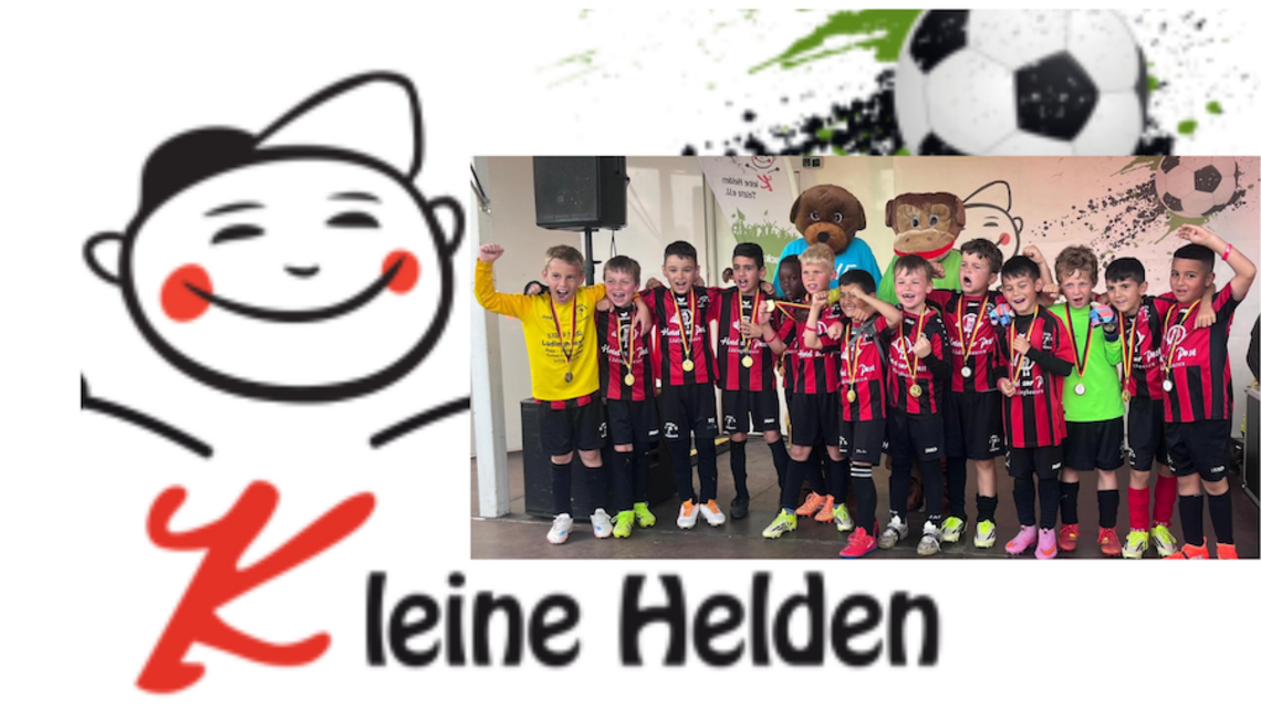 Die Erlöse des Wochenendes kommen ausschließlich Einrichtungen und Institutionen zugute, die sich für benachteiligte Kinder einsetzen. So werden die teilnehmenden Nachwuchsfußballer zu den „Kleinen Helden“ des Turniers.