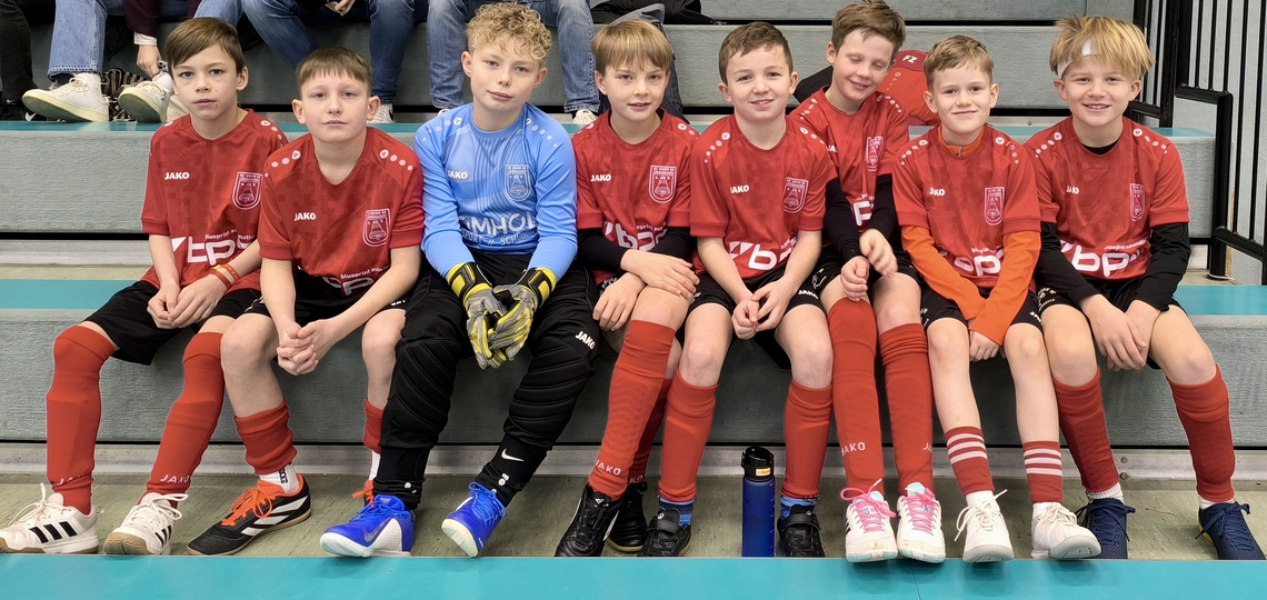 U10 II -Junioren SC UNION 08 LÜDINGHAUSEN bei der Hallenkreismeisterschft 2025 