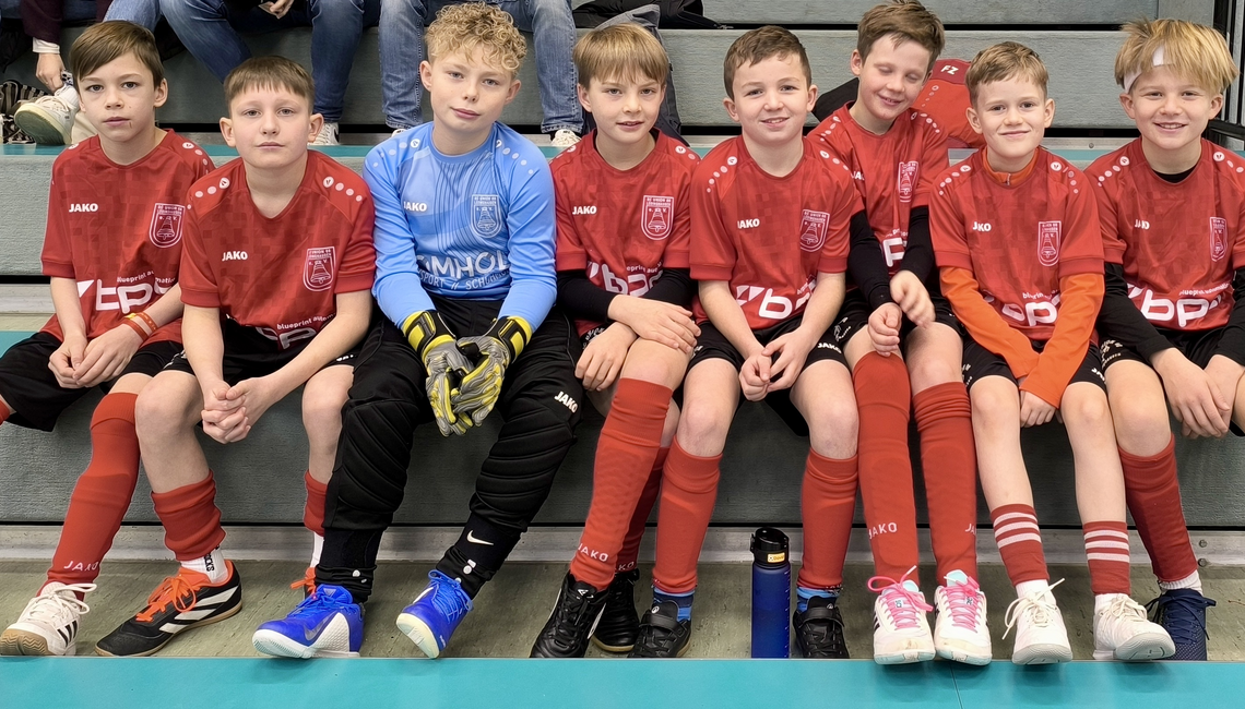 U10 II -Junioren SC UNION 08 LÜDINGHAUSEN bei der Hallenkreismeisterschft 2025 