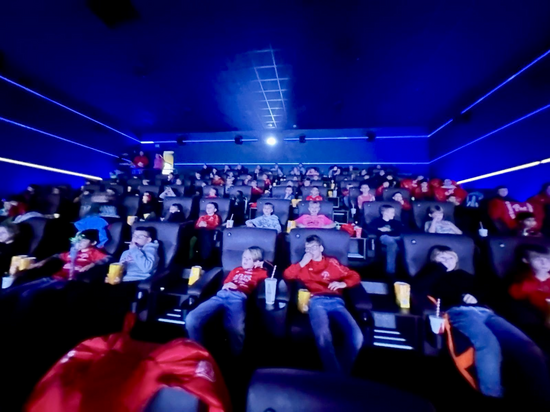 Cinemotion hatte 85 Plätze für die Teams des SC Union 08 Lüdinghausen reserviert und alle waren restlos belegt.