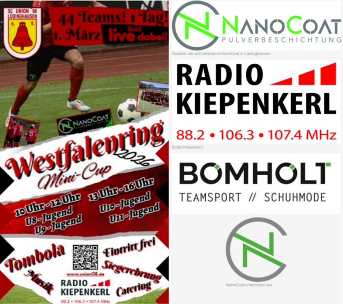 Es gibt während der Turniere eine Tombola. Lasst euch überraschen ...