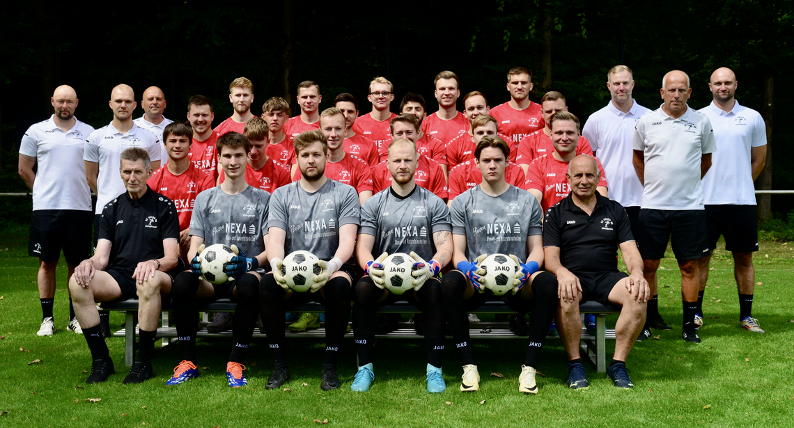 Saisonstart 1. Mannschaft SC UNION 08 LÜDINGHAUSEN Saison 2025|26 Es fehlen Miguel Schürmann, Jean Emmanuel Itoua , Nils Husken und Marius Grewe
