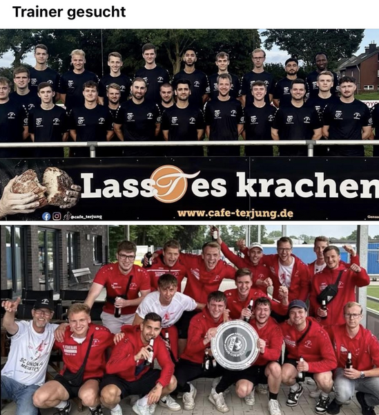 Wir suchen einen Trainer für unsere 2. Mannschaft SC Union 08 Lüdinghausen