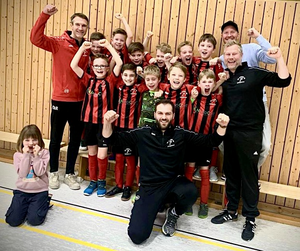 Union Lüdinghausen E2 gewinnt den Wintercup 2023/24. Ausrichter: Fortuna Seppenrade 