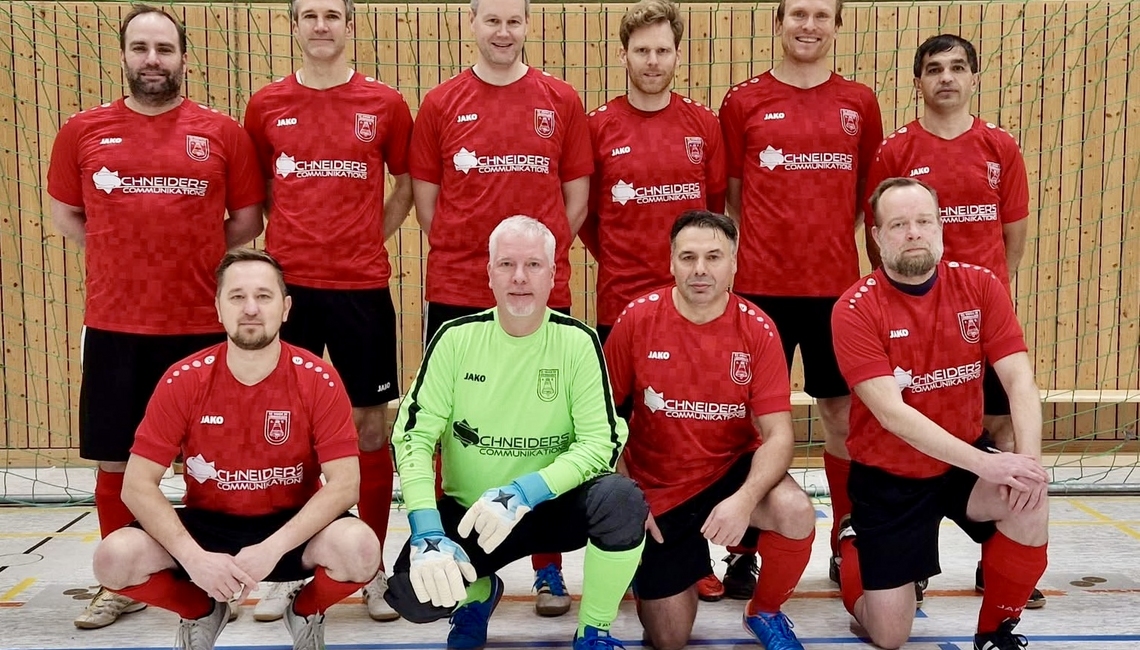 Silbermedaille beim „Getränke-Krey-Cup“ 2026. Union 08 Lüdinghausen Ü40