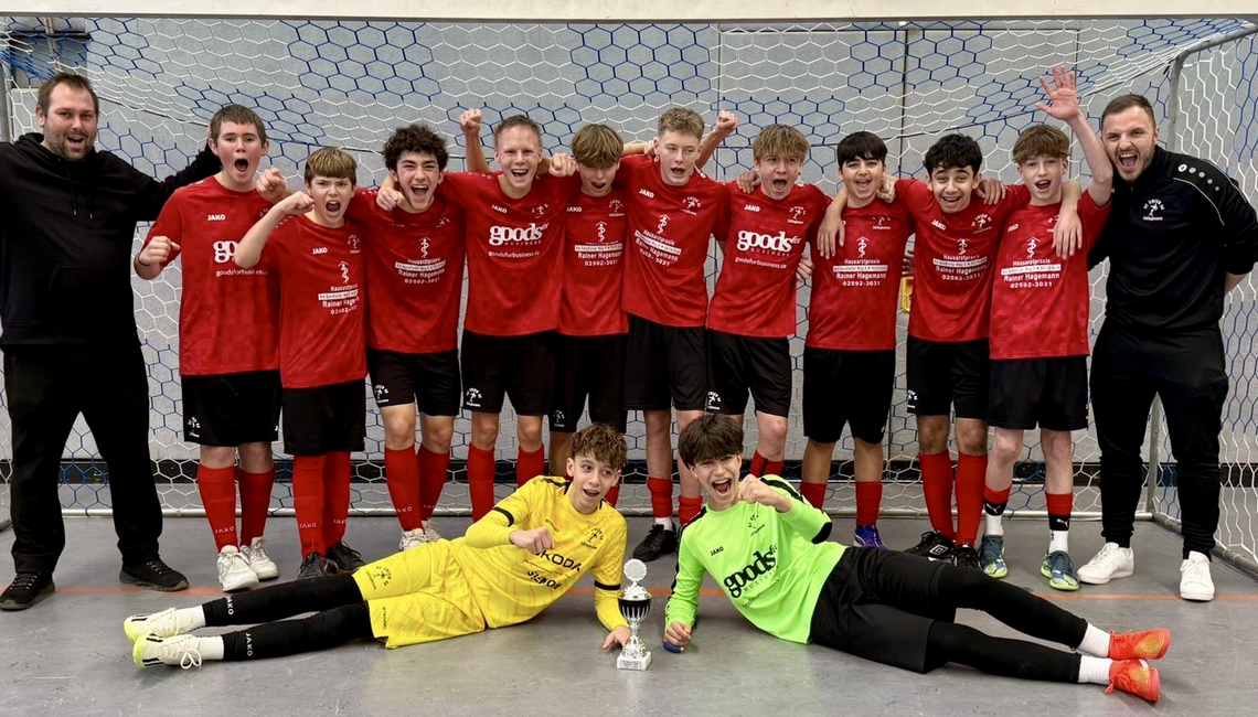 C1 des SC Union 08 Lüdinghausen triumphiert beim Hallenturnier der Brukteria Rorup