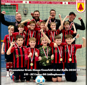 Vizemeister Kreis Ahaus/Coesfeld in der Halle - U11 - SC UNION 08 LÜDINGHAUSEN 