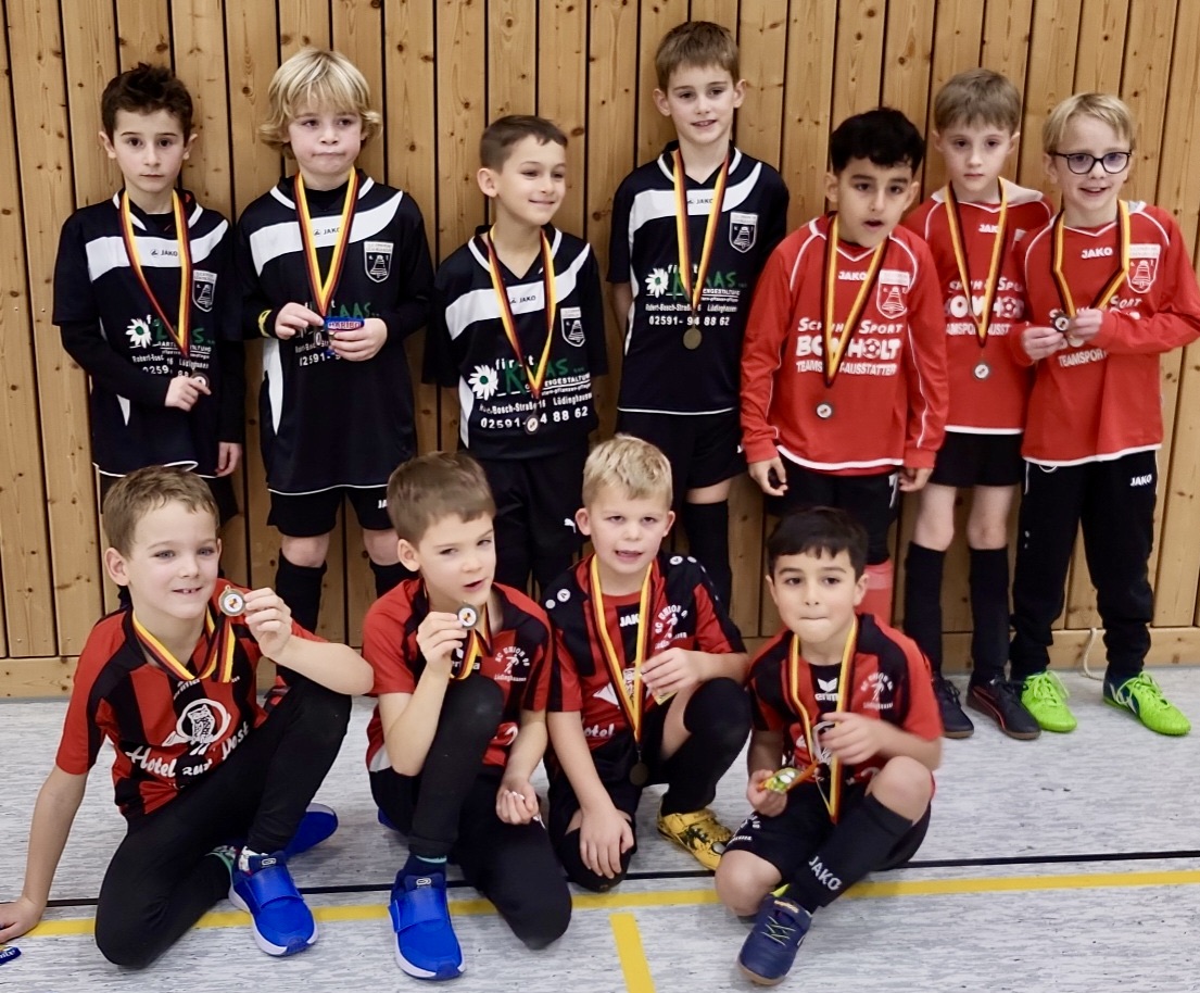 F2 Union Lüdinghausen: Jeder unserer Youngster erhielt eine Medaille.