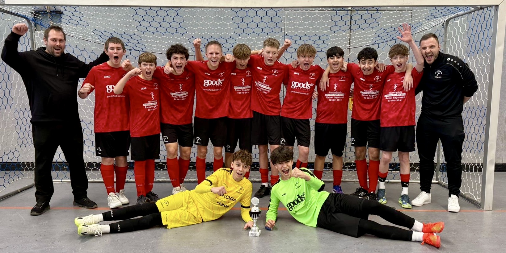 C1 des SC Union 08 Lüdinghausen triumphiert beim Hallenturnier der Brukteria Rorup